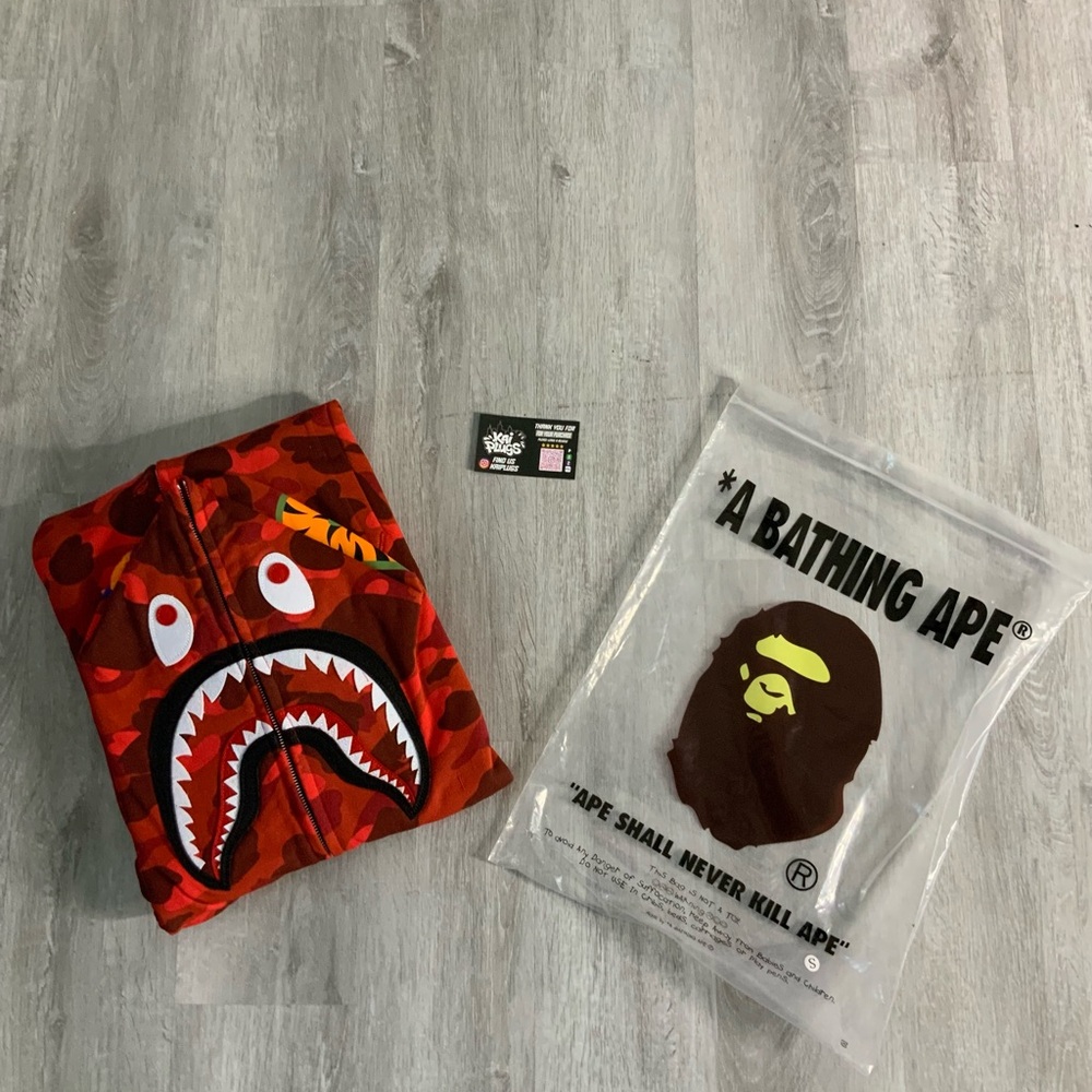Red Bape Hoodie Men’s